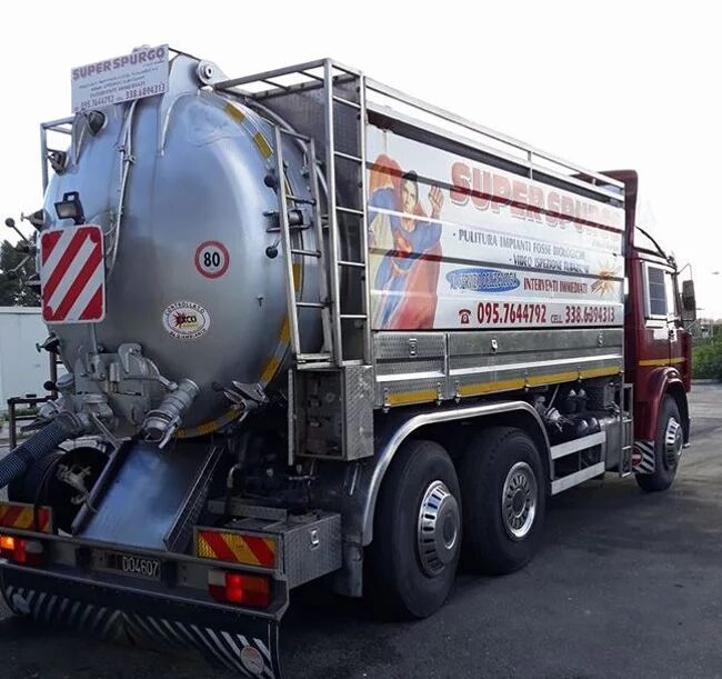Mezzo autospurgo reale Super Spurgo a Catania