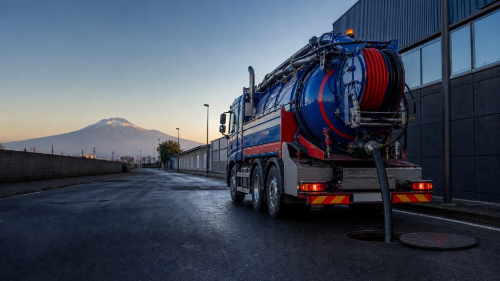 Autospurgo Super Spurgo a Catania con l’Etna sullo sfondo